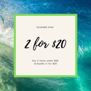 Bundle or like 2items under $20 get it for $20